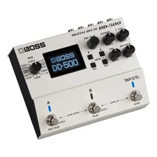 Pedal de efeito Boss Digital Delay DD-500 branco Foto mini  3