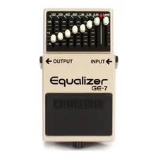 Pedal de efeito Boss Graphic Equalizer GE-7 cinza Foto mini 4