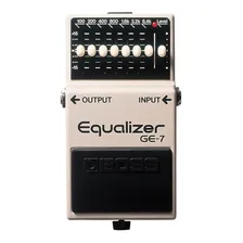 Pedal de efeito Boss Graphic Equalizer GE-7 cinza Foto mini 1