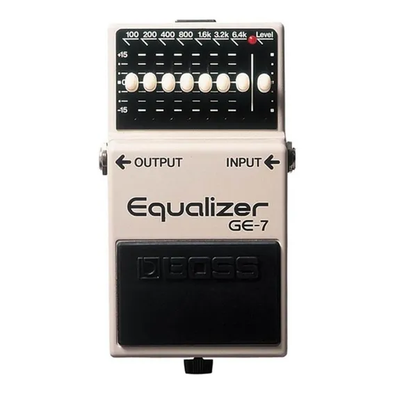 Pedal de efeito Boss Graphic Equalizer GE-7 cinza Foto 1