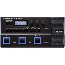 Pedal de efeito Boss GT Guitar Effects Processor GT-1 preto Foto  mini 1