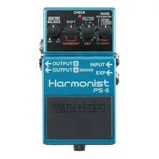 Pedal de efeito Boss Harmonist PS-6 azul Foto mini 2