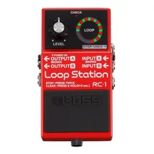 Pedal de efeito Boss Loop Station RC-1 vermelho Foto mini 1