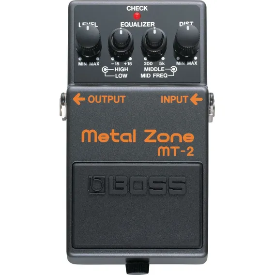 Pedal de efeito Boss Metal Zone MT-2 preto Foto 1