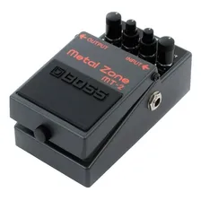 Pedal de efeito Boss Metal Zone MT-2 preto Foto mini 2