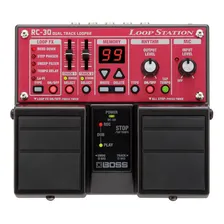 Pedal de efeito Boss RC Loop Station RC-30 vermelho Foto mini 2
