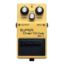 Pedal de efeito Boss Super OverDrive SD-1 amarelo Foto mini 1