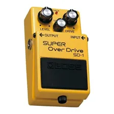 Pedal de efeito Boss Super OverDrive SD-1 amarelo Foto mini 3
