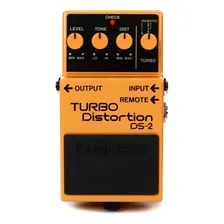 Pedal de efeito Boss Turbo Distortion DS-2 laranja Foto mini 2