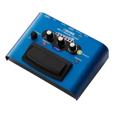 Pedal de efeito Boss Vocal Effects Vocal Echo VE-1 azul Foto mini 1
