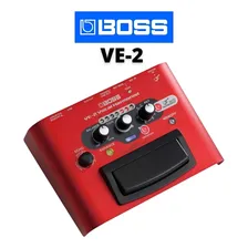 Pedal de efeito Boss Vocal Effects Vocal Harmonist VE-2 Vermelho Foto mini 4