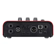 Pedal de efeito Boss Vocal Effects Vocal Harmonist VE-2 Vermelho Foto mini 3