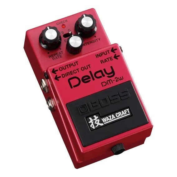 Pedal de efeito Boss Waza Craft Delay DM-2W vermelho Foto 1