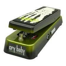 Pedal de efeito Cry Baby Kirk Hammett Cry Baby Wah Wah KH95 verde Foto mini 3