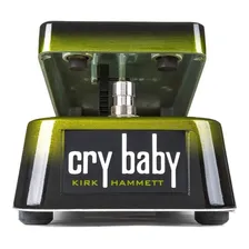 Pedal de efeito Cry Baby Kirk Hammett Cry Baby Wah Wah KH95 verde Foto mini 1
