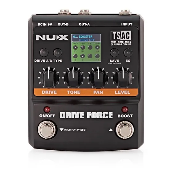 Pedal de efeito de guitarra Nux Drive Force Foto 1