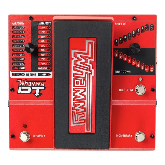 Pedal de efeito DigiTech Whammy DT vermelho Foto 1