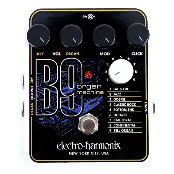 Pedal de efeito Electro-Harmonix Organ Machine B9 preto Foto 1