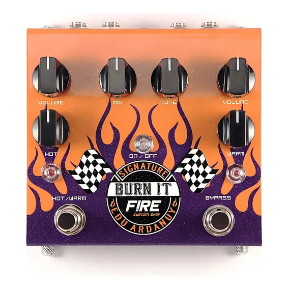 Pedal De Efeito Guitarra Edu Ardanuy Signature Fire Cor Laranja-claro Foto 1
