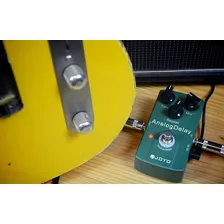 Pedal de efeito Joyo Vintage Analog Delay JF-33 verde Foto mini  3