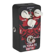 Pedal de efeito Joyo Vintage Ultimate Drive JF-02 preto Foto mini 2