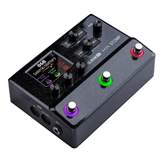 Pedal de efeito Line 6 Helix HX Stomp preto Foto 1