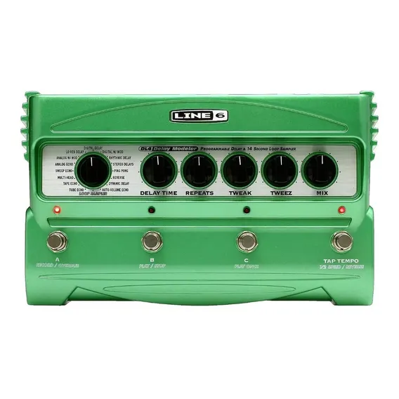 Pedal de efeito Line 6 Stompbox Modeler Delay Stompbox Modeling DL4 verde Foto 1