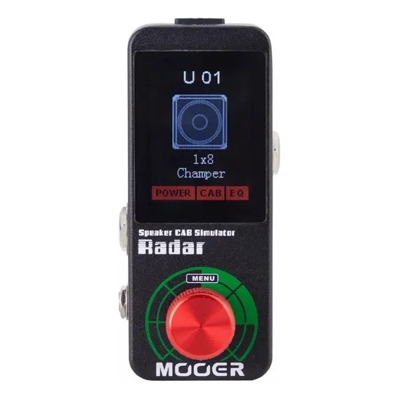 Pedal de efeito Mooer Micro Radar MS1 preto Foto 1