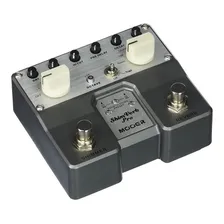Pedal de efeito Mooer Micro Shimverb Pro TRV1 cinza Foto mini  2