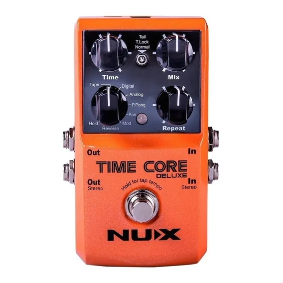 Pedal de efeito NUX Time Core Deluxe laranja Foto 1