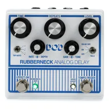 Pedal De Efeito Para Guitarra Dod Rubberneck Delay Analogico Cor Branco Foto mini 1