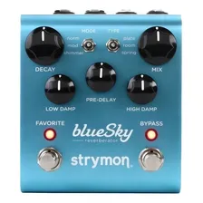Pedal de efeito Strymon blueSky reverberator azul Foto mini 1