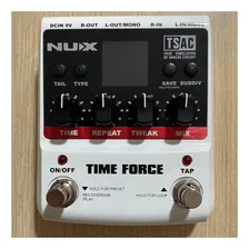 Pedal De Efeito Time Force Delay Nux Nfa3559 Cor Branco Foto mini 1