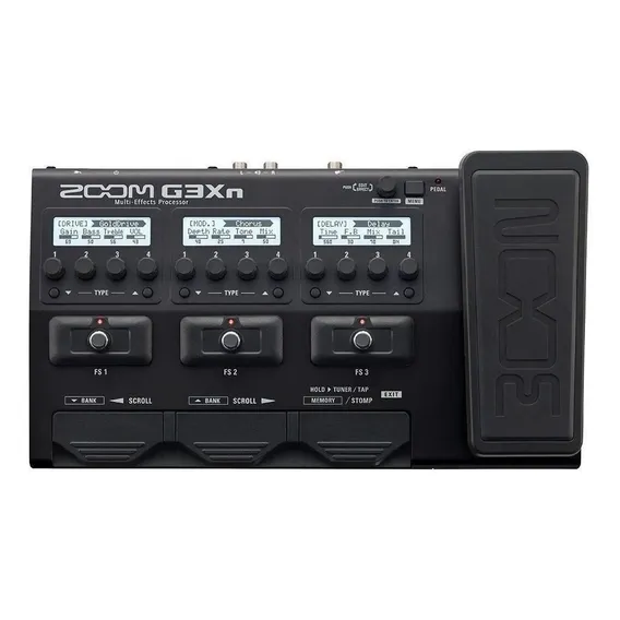 Pedal de efeito Zoom G3Xn preto Foto 1
