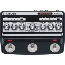 Pedal de retardo analógico Boss® Dm-101 Delay Machine, cor preta Foto  mini 1