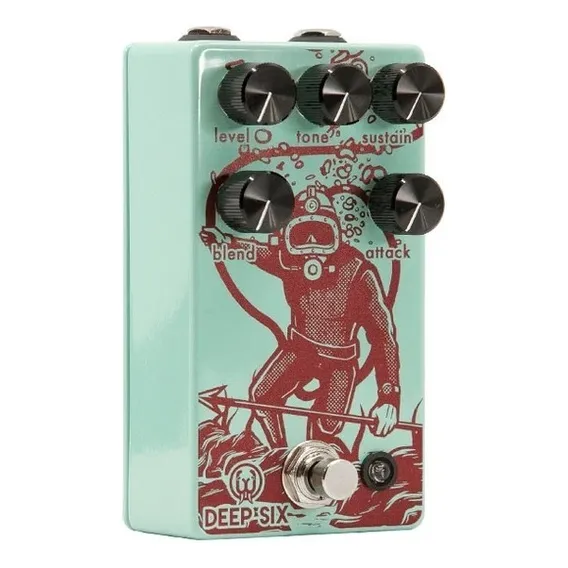 Pedal Deep Six Compressor V3 Walrus Audio Cor Verde-claro Foto 1