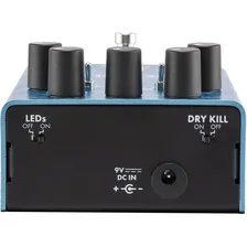 Pedal Delay Guitarra Fender Mirror Image ! Cor Azul Foto mini  3