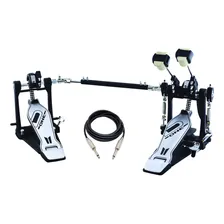 Pedal Duplo D-one Dp20 Double Chain Drive Com Corrente Dupla Foto mini  2