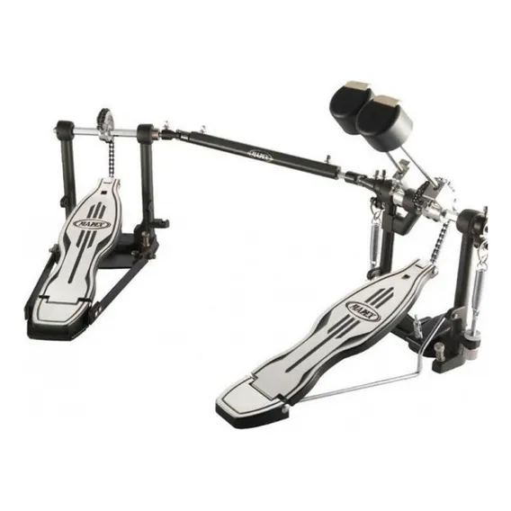 Pedal Duplo Para Bumbo Mapex P501tw Com Tensão De Mola Ajust Foto 1