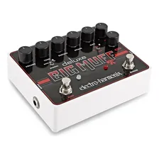 Pedal Ehx Deluxe Big Muff Pi Distortion Sustainer Gate Cor Preto Foto mini 3