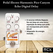 Pedal Electro Harmonix Pico Canyon Echo Digital Delay Foto mini 2