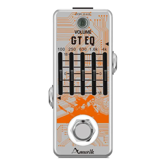 Pedal equalizador de 5 bandas Amuzik Pedal Eq Pedal E Color Gt Eq Pedal Foto 1