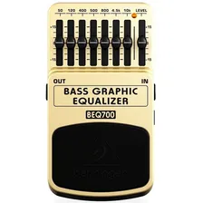 Pedal Equalizador Para Baixo Multi-efeito Behringer Beq700 Cor Amarelo Foto  mini 1