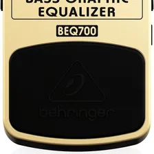 Pedal Equalizador Para Baixo Multi-efeito Behringer Beq700 Cor Amarelo Foto mini  3