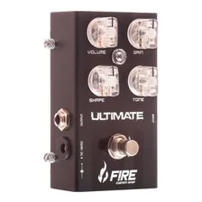 Pedal Fire Ultimate Distortion Cor Preto Foto mini 4