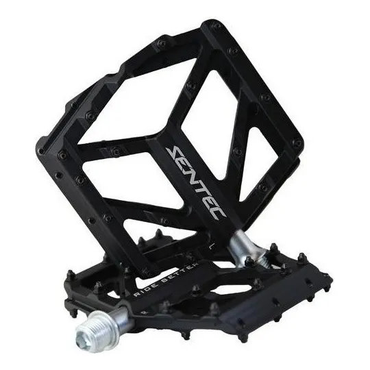Pedal Flat 9/16 Alum Full Cnc Mtb Rs1 Ultimate Pto Sentec Foto 1