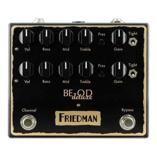 Pedal Friedman Be Od Deluxe Overdrive Dual Push Bottom - Usa Cor Única Foto 1
