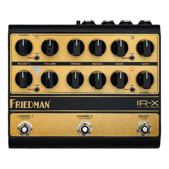 Pedal Friedman Dual Tube Preamp Di + Ir Valvulado - Usa Foto 1