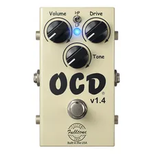 Pedal Fulltone Ocd 1.4 Obsessive Compulsive Drive Cor Bege Foto mini 1