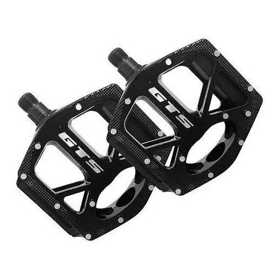 Pedal Gts Plataforma Aluminio Rosca Grossa Esferas Bike Foto 1